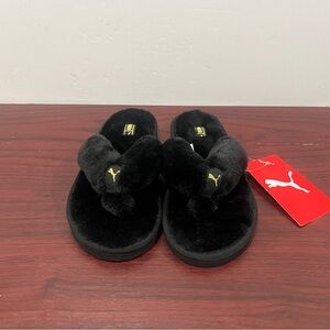 Puma, Fluff Flip, 385350 01, Black